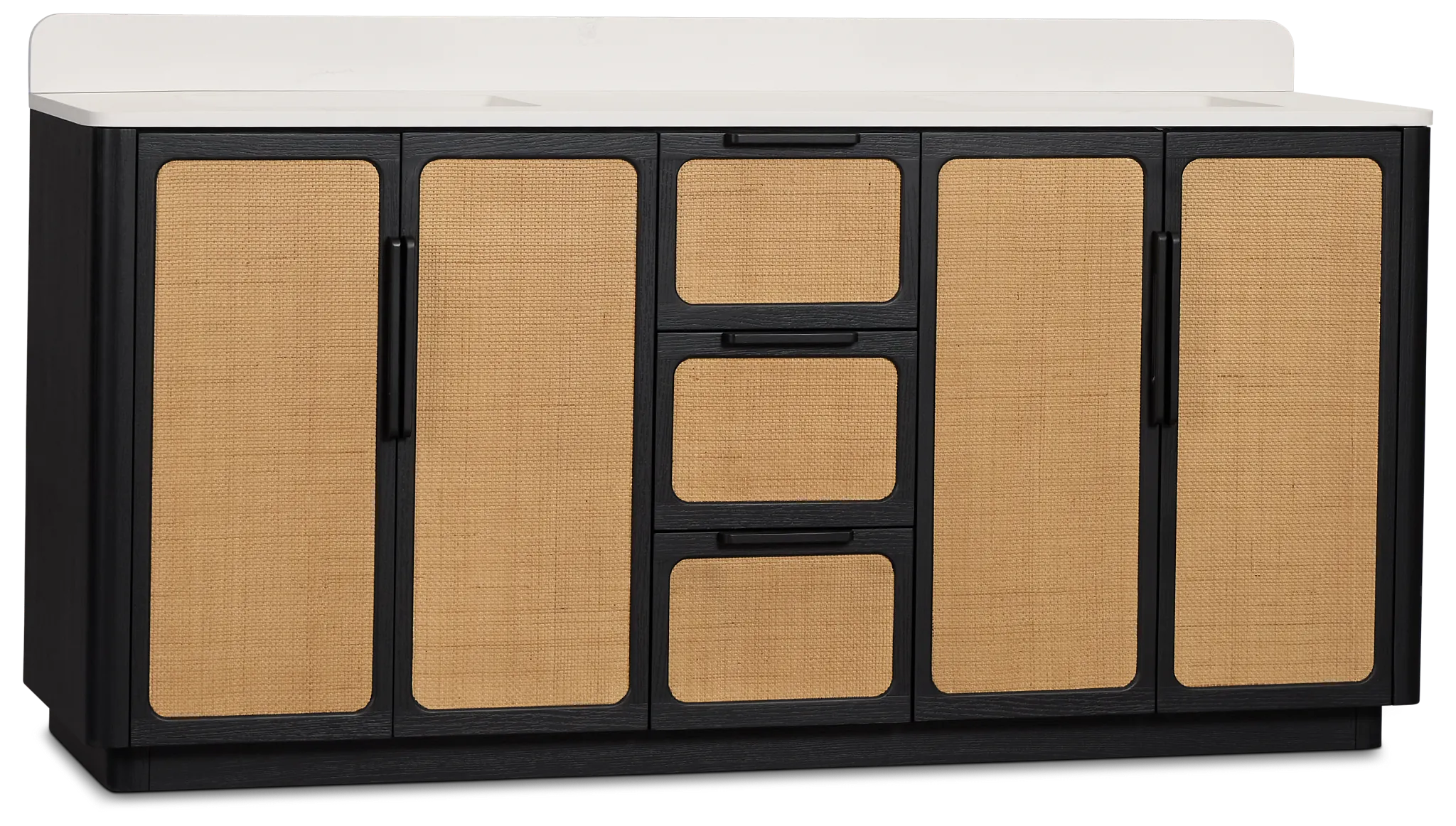 Pacific Two-tone 72" Double Bathroom Vanity