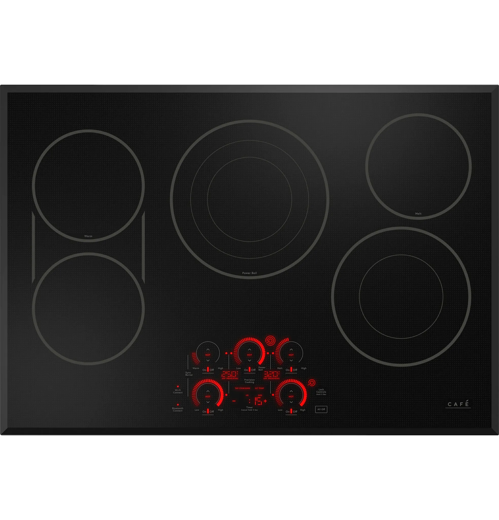 Cafe 90301 Series Black 30" Electric Cook Top
