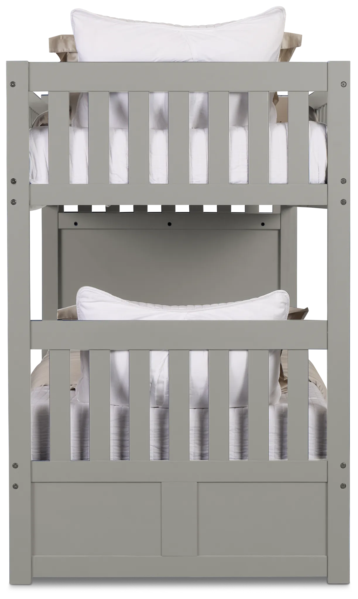 Charleston Gray Step Storage Bunk Bed