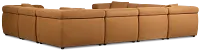 Aria Medium Brown Micro 10-piece Modular Sectional