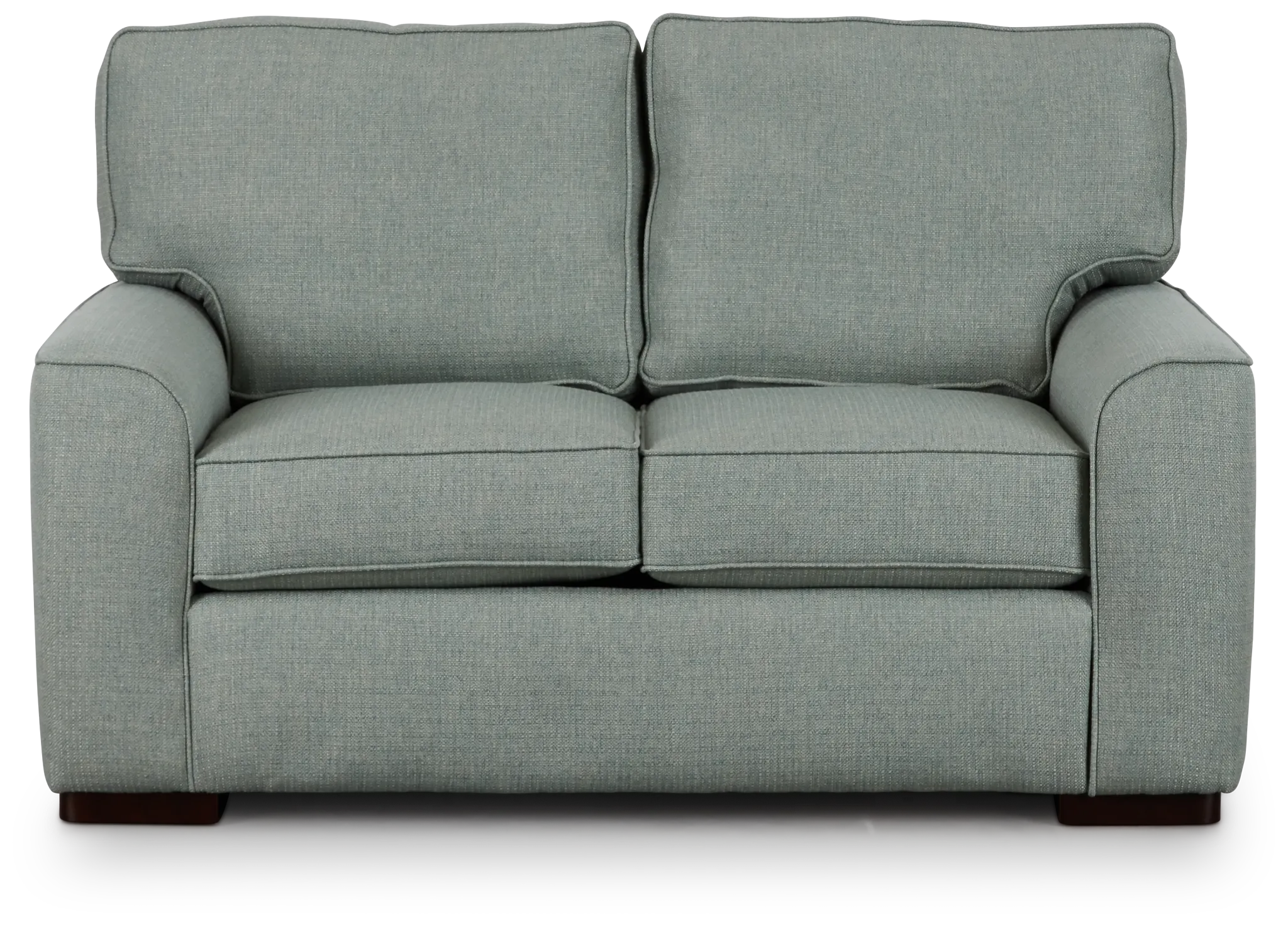 Austin Green Fabric Loveseat