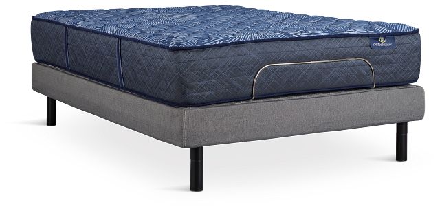 Serta Perfect Sleeper Cobalt Calm Extra Firm Motion Perfect 4 Adjustable Base Set