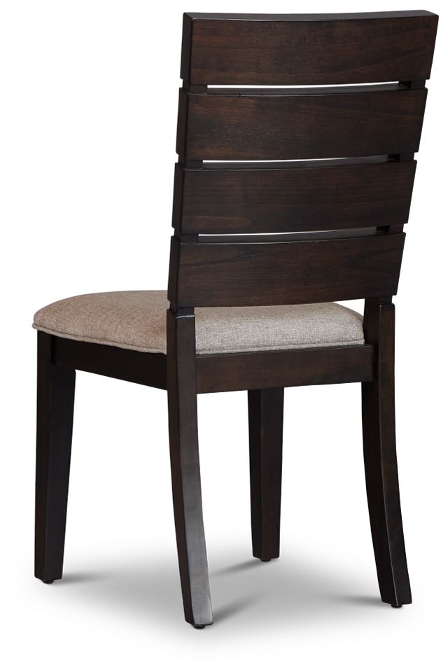 Sienna Dark Tone Slat Side Chair (4)
