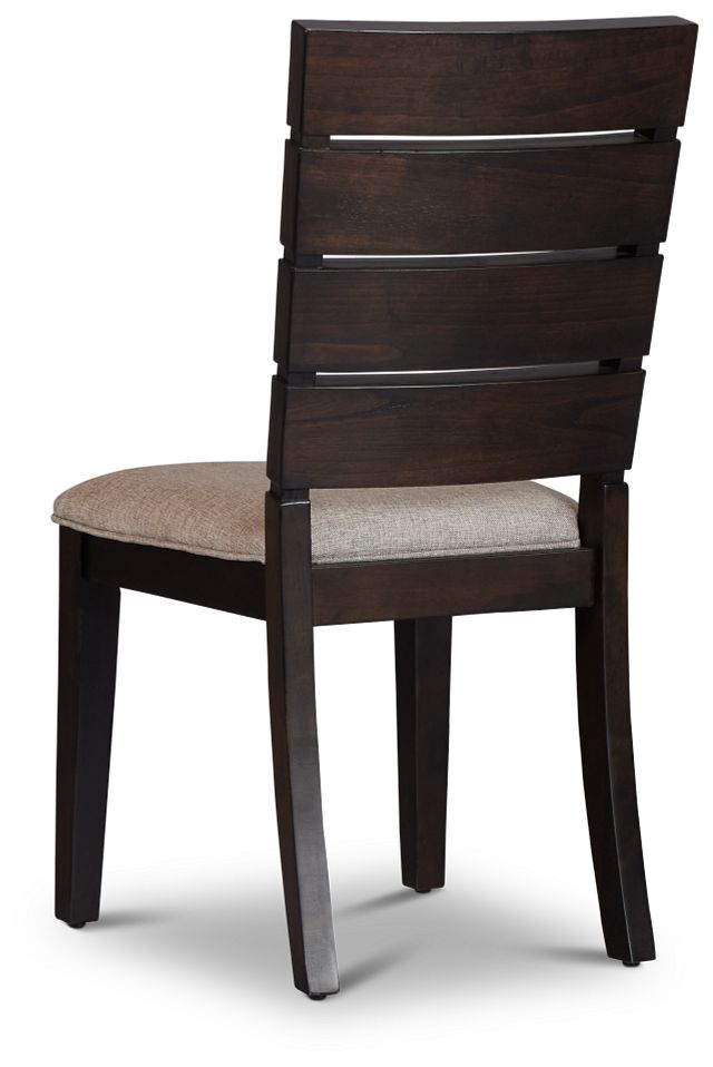 Sienna Dark Tone Slat Side Chair