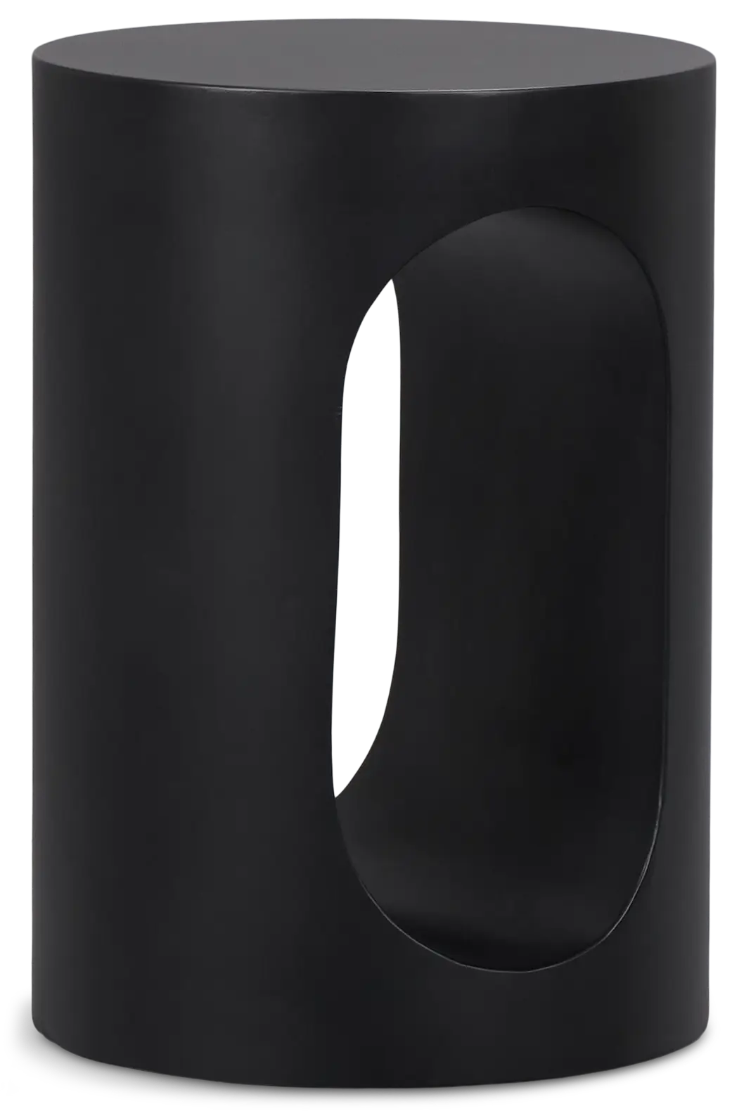 Kylani Black Round End Table Kylani Black Round End Table