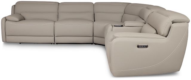 Jett Gray Micro Medium Dual Power 2-arm Reclining Sectional