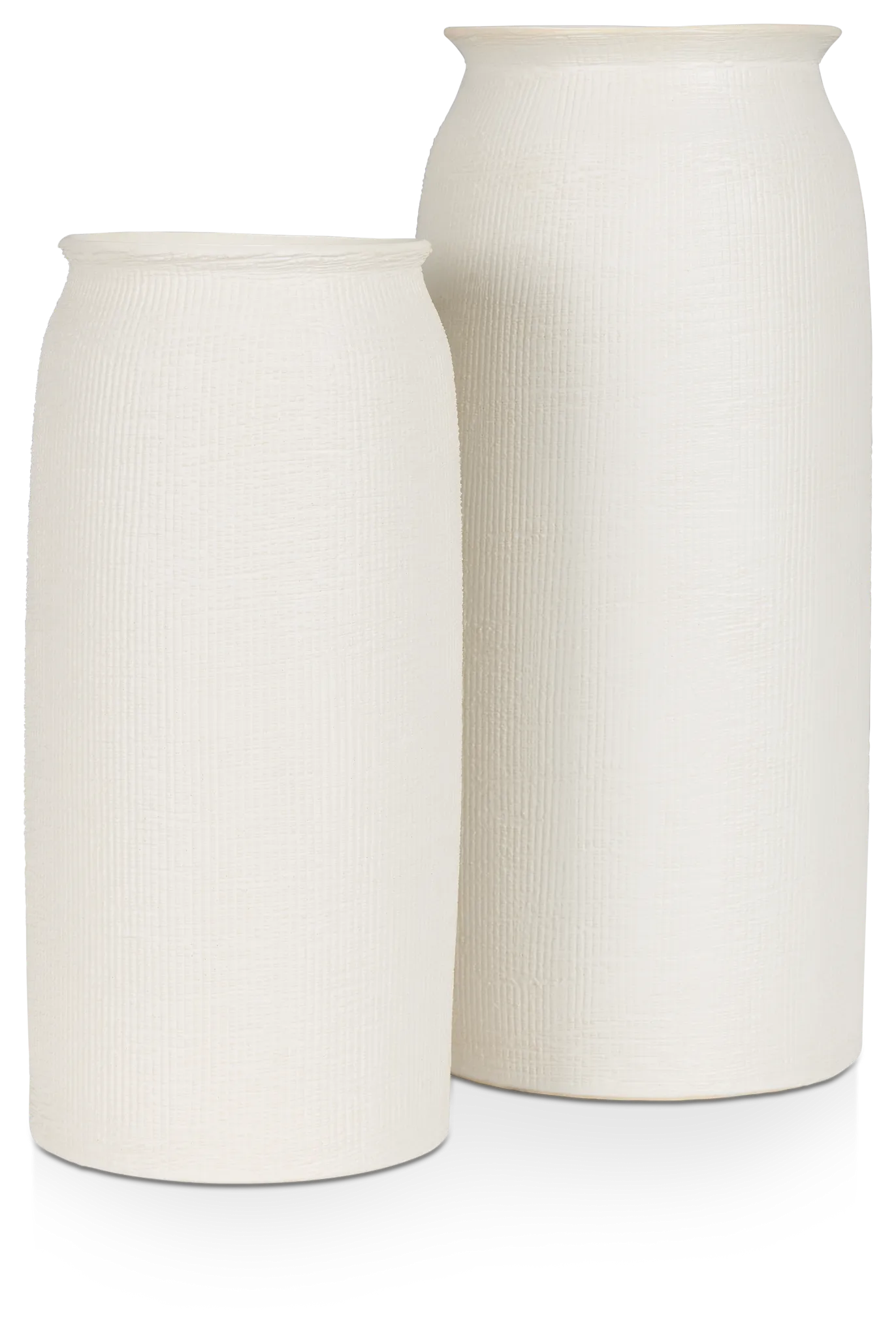 Cari White Medium Vase