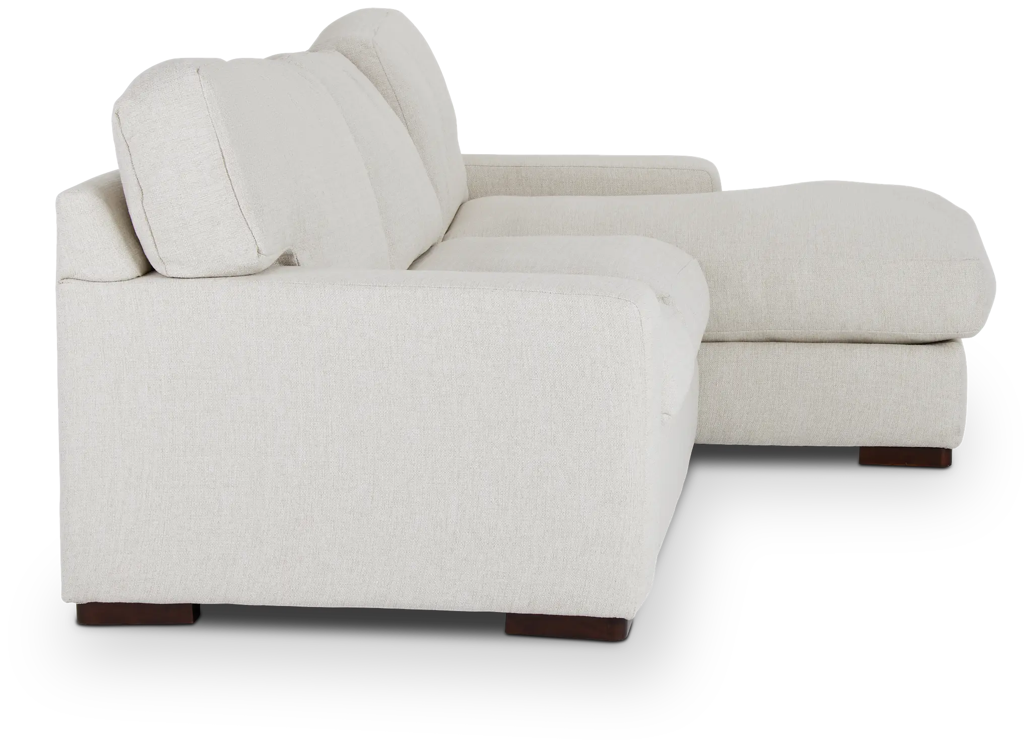 Veronica White Down Right Chaise Sectional Veronica White Down Right Chaise Sectional