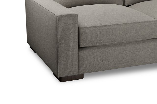 Edgewater Maguire Pewter Small Two-arm Sectional