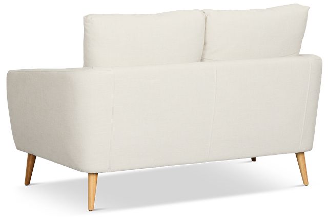 Layla Light Beige Fabric Loveseat