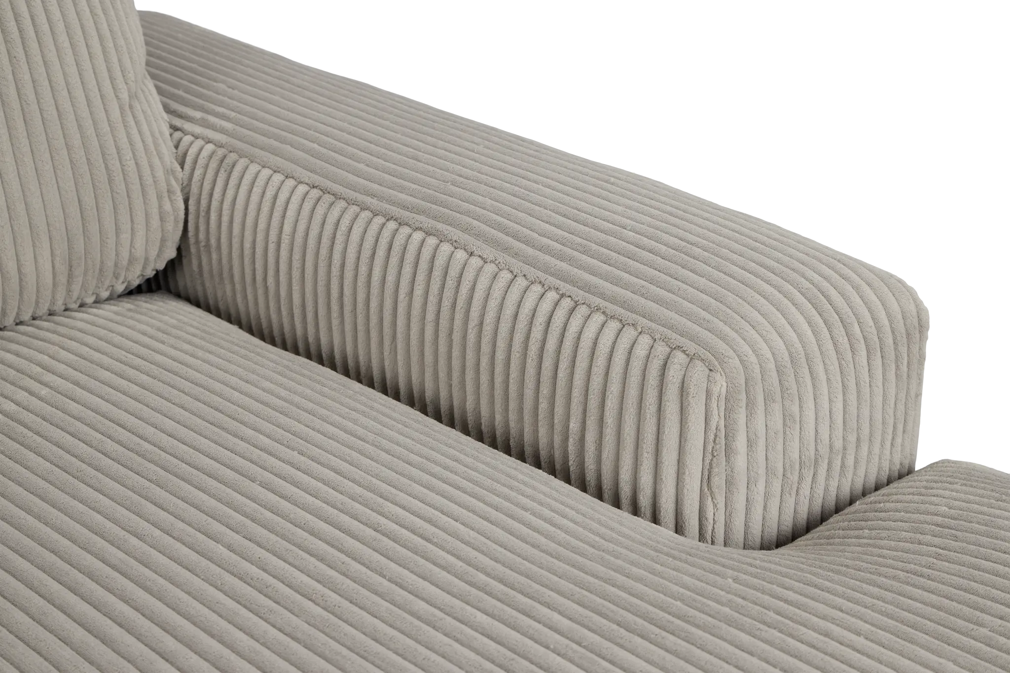 Charlie Gray Fabric Right Chaise Sectional Charlie Gray Fabric Right Chaise Sectional