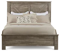 Blueridge Light Tone Panel Bed