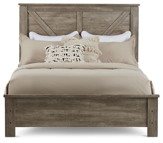 Blueridge Light Tone Panel Bed