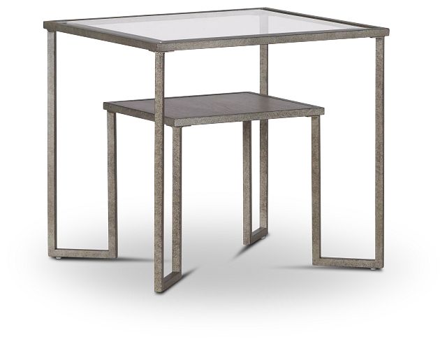 Bendishaw Metal Rectangular End Table