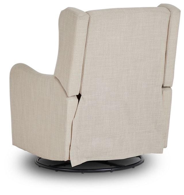 Georgia Khaki Fabric Swivel Glider Recliner