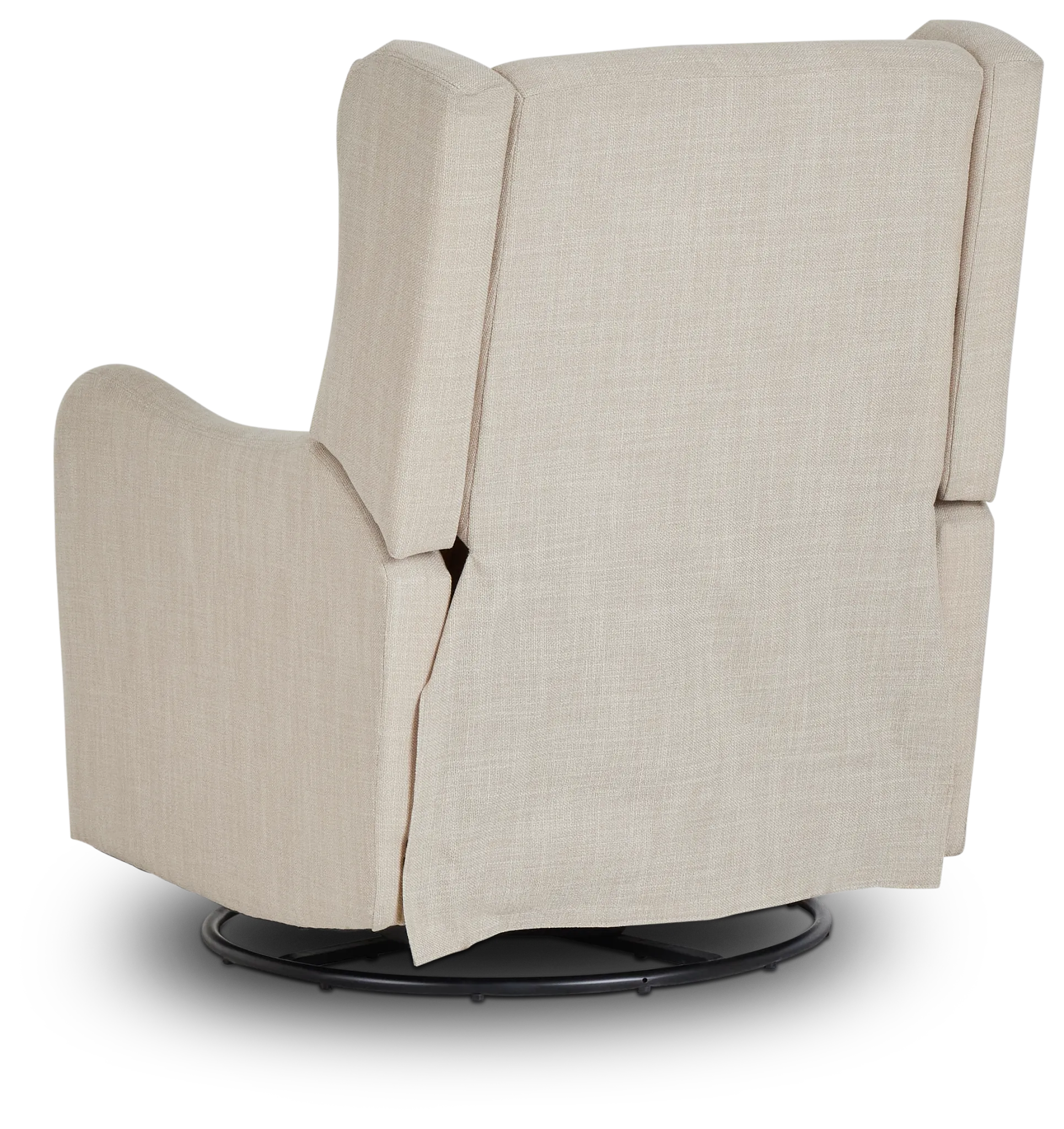 Georgia Khaki Fabric Swivel Glider Recliner