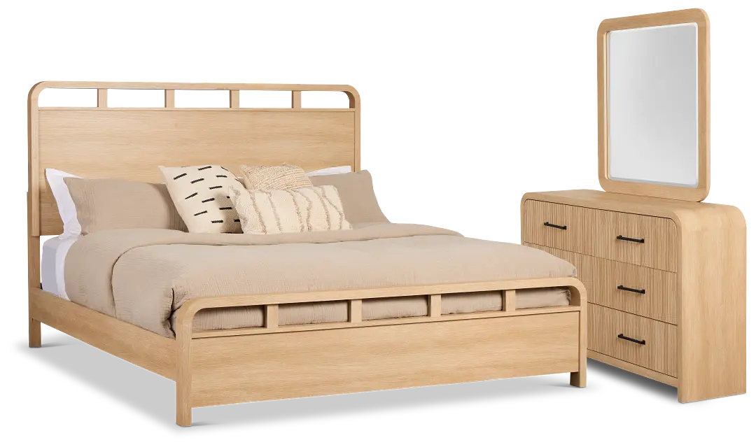 Lyndie Light Tone Panel Bedroom Lyndie Light Tone Panel Bedroom