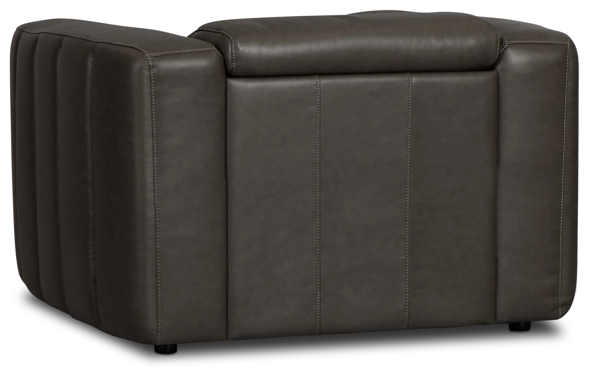 Jace Dark Gray Lthr/vinyl Power Recliner