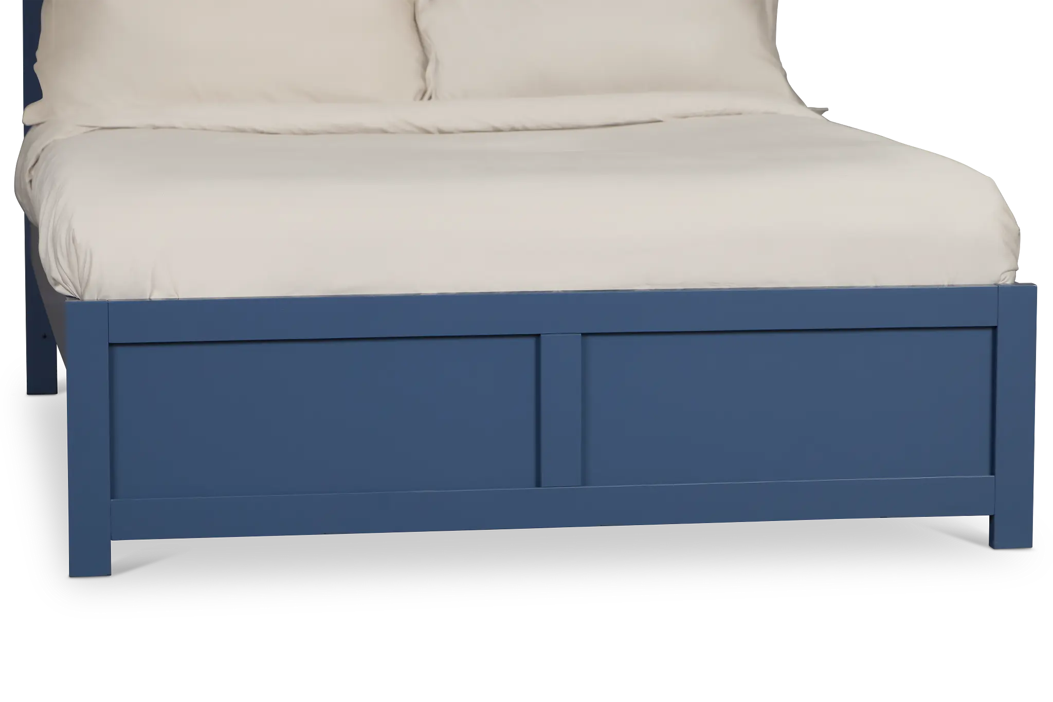 Charleston Dark Blue Panel Bed Charleston Dark Blue Panel Bed
