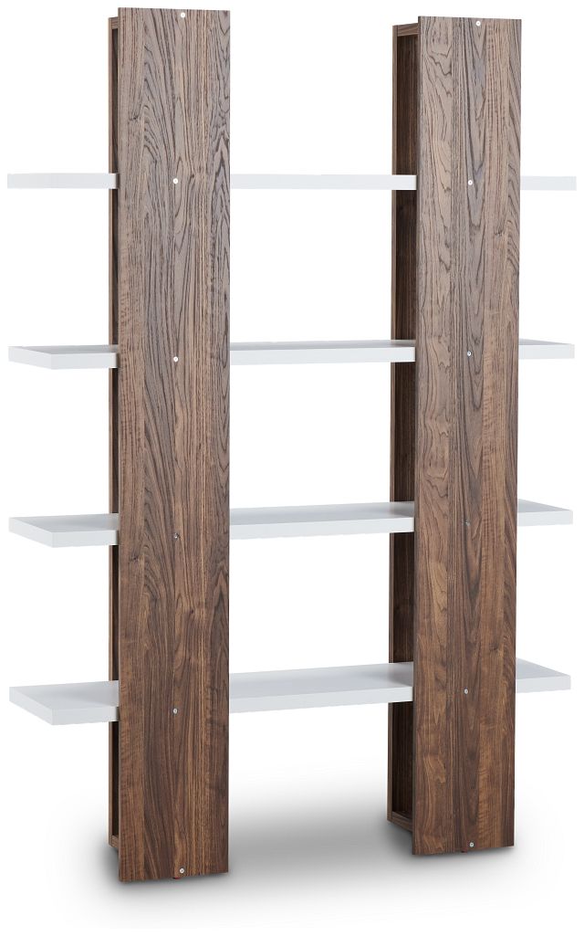 Kim Dark Tone Open Bookcase