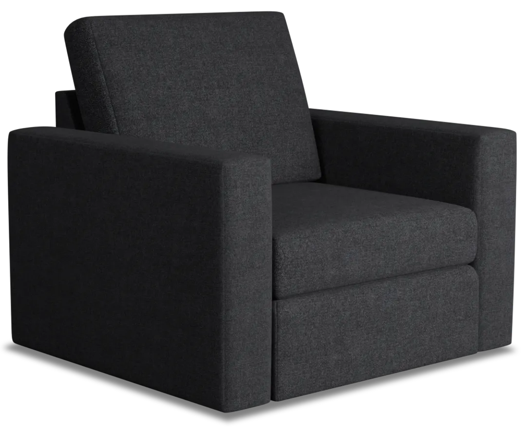 Citymod Dark Gray Fabric Swivel Chair