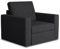 Citymod Dark Gray Fabric Swivel Chair