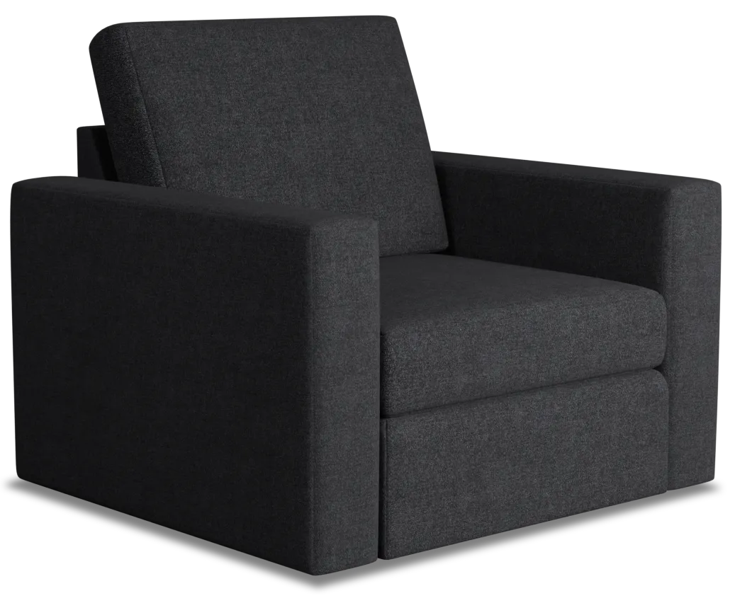 Citymod Dark Gray Fabric Swivel Chair