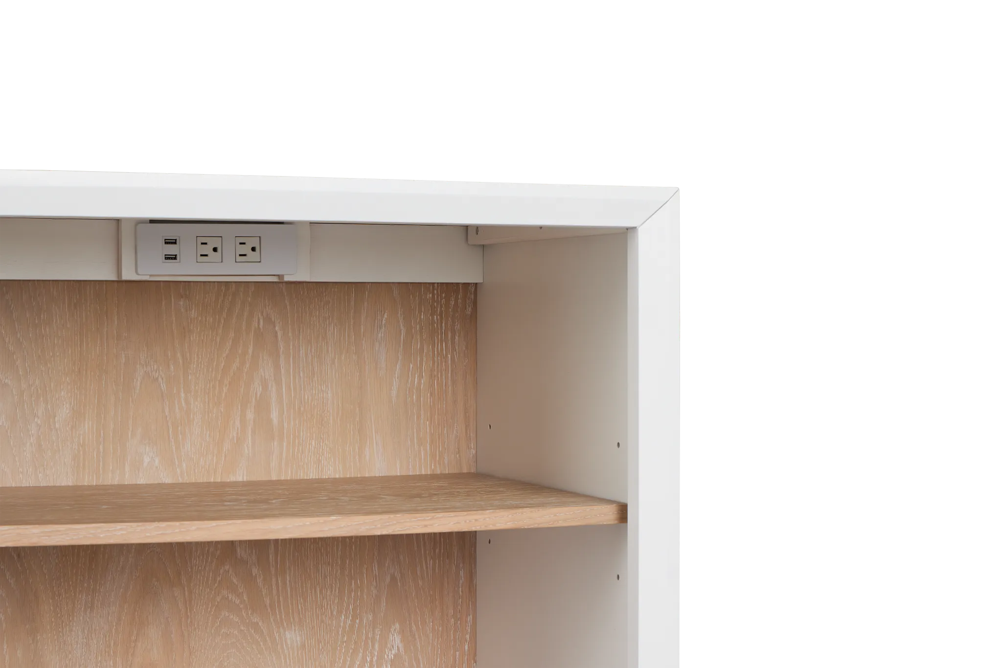 Boca Grande Two-tone Open File Cabinet