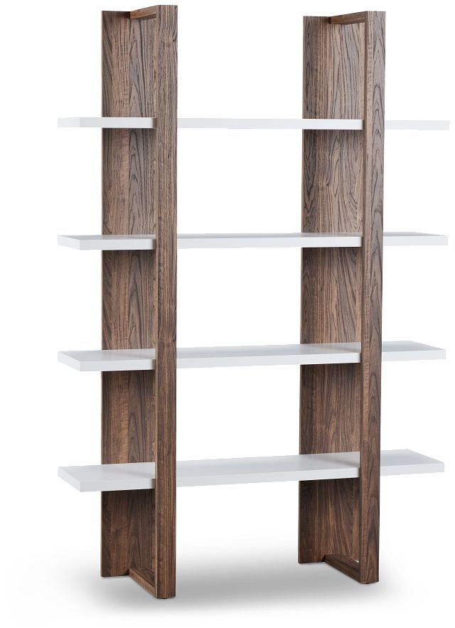 Kim Dark Tone Open Bookcase