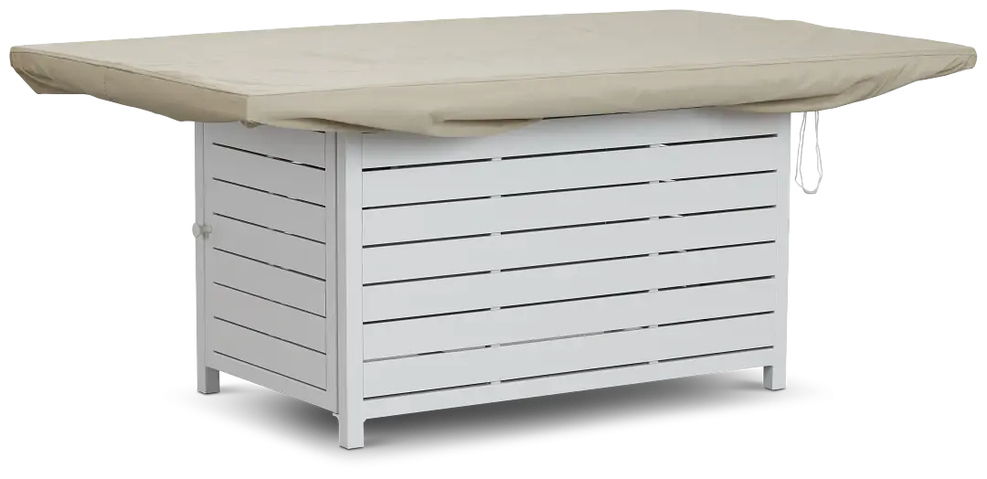 Khaki Rectangular Fire Pit Outdoor Cover Khaki Rectangular Fire Pit Outdoor Cover