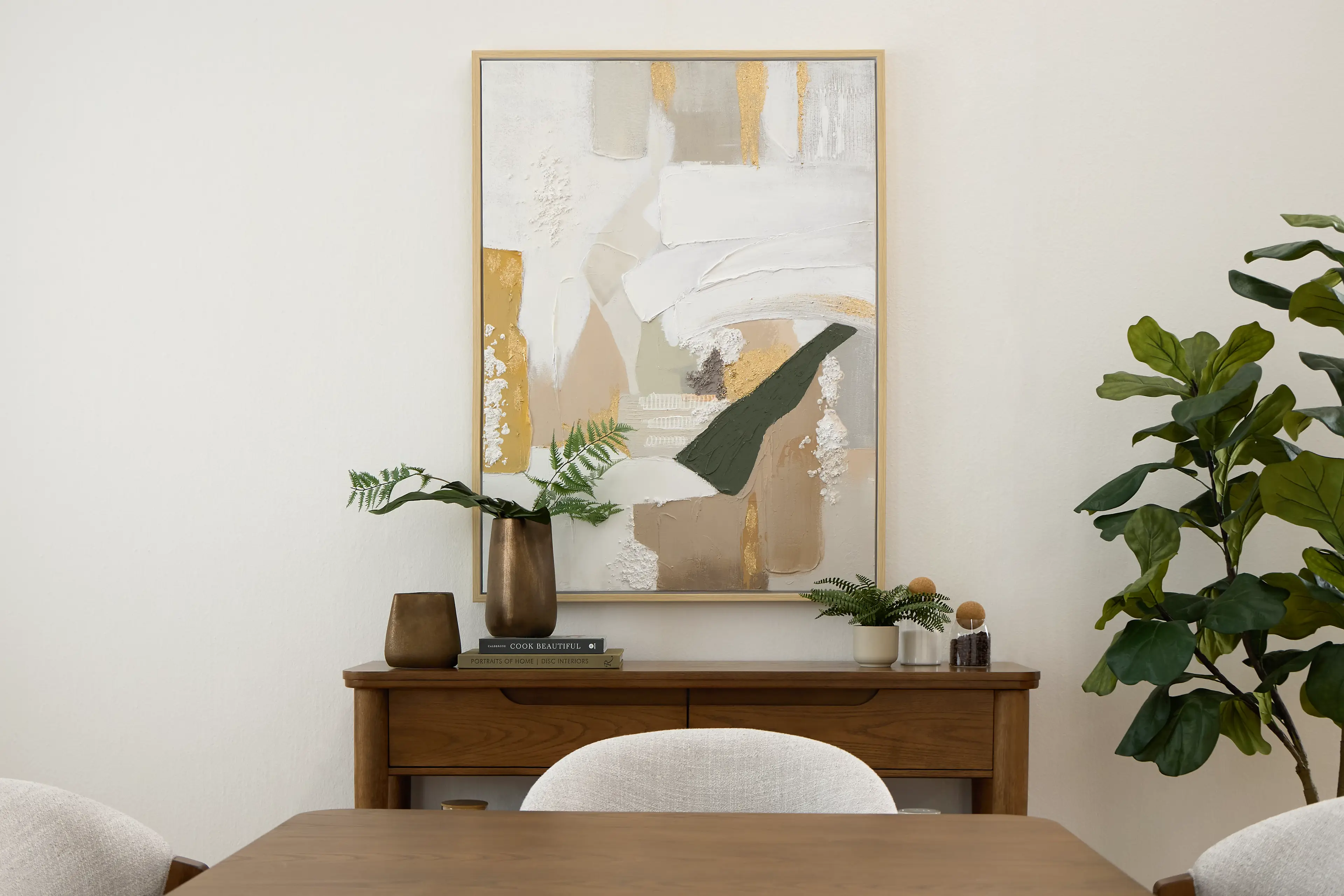 Ivey Ivory Canvas Wall Art