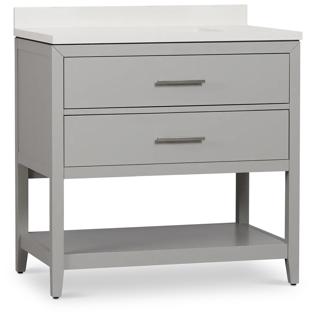 Alden Gray 36" Single Bathroom Vanity Alden Gray 36" Single Bathroom Vanity