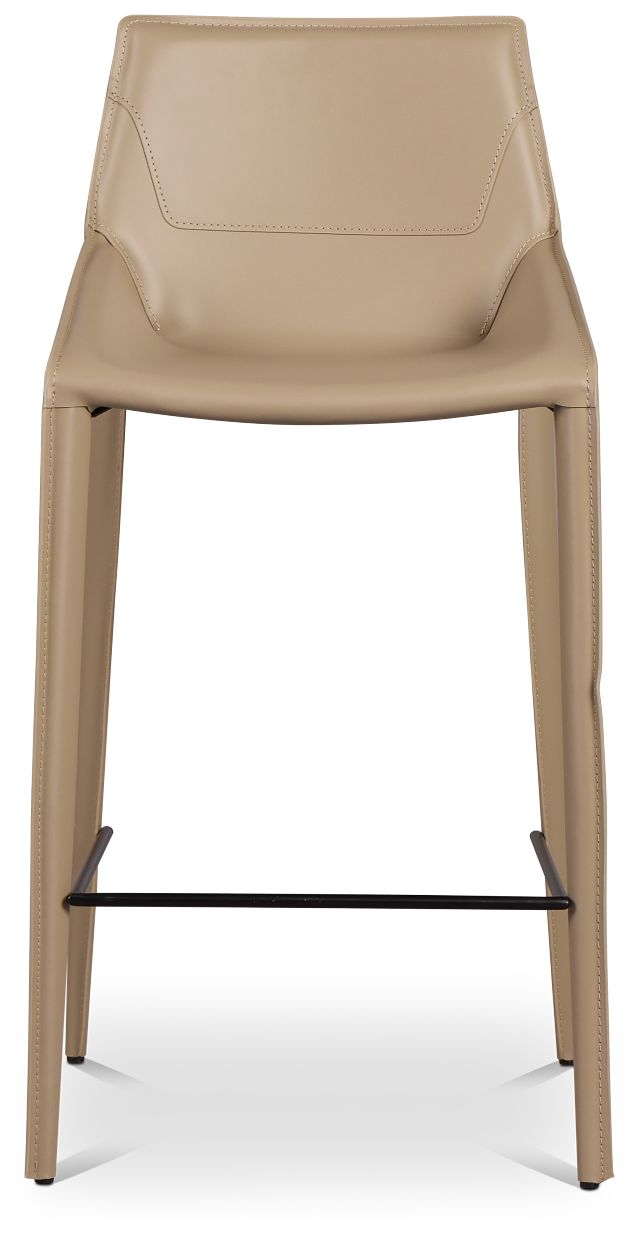 Wayne Beige 27" Upholstered Barstool