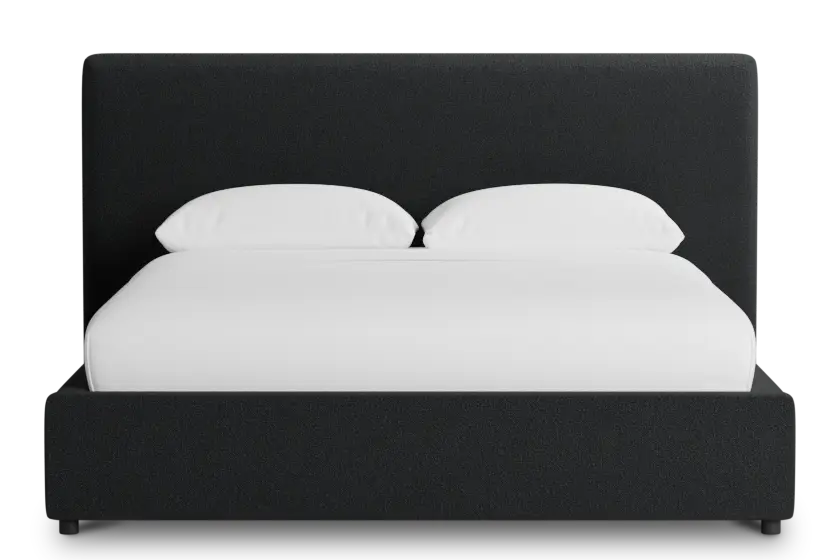 Grayton Elite Black 44" Upholstered Platform Bed Grayton Elite Black 44" Upholstered Platform Bed