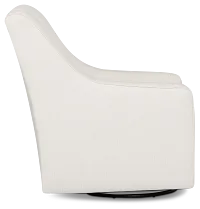 Sinclair Light Beige Fabric Swivel Chair