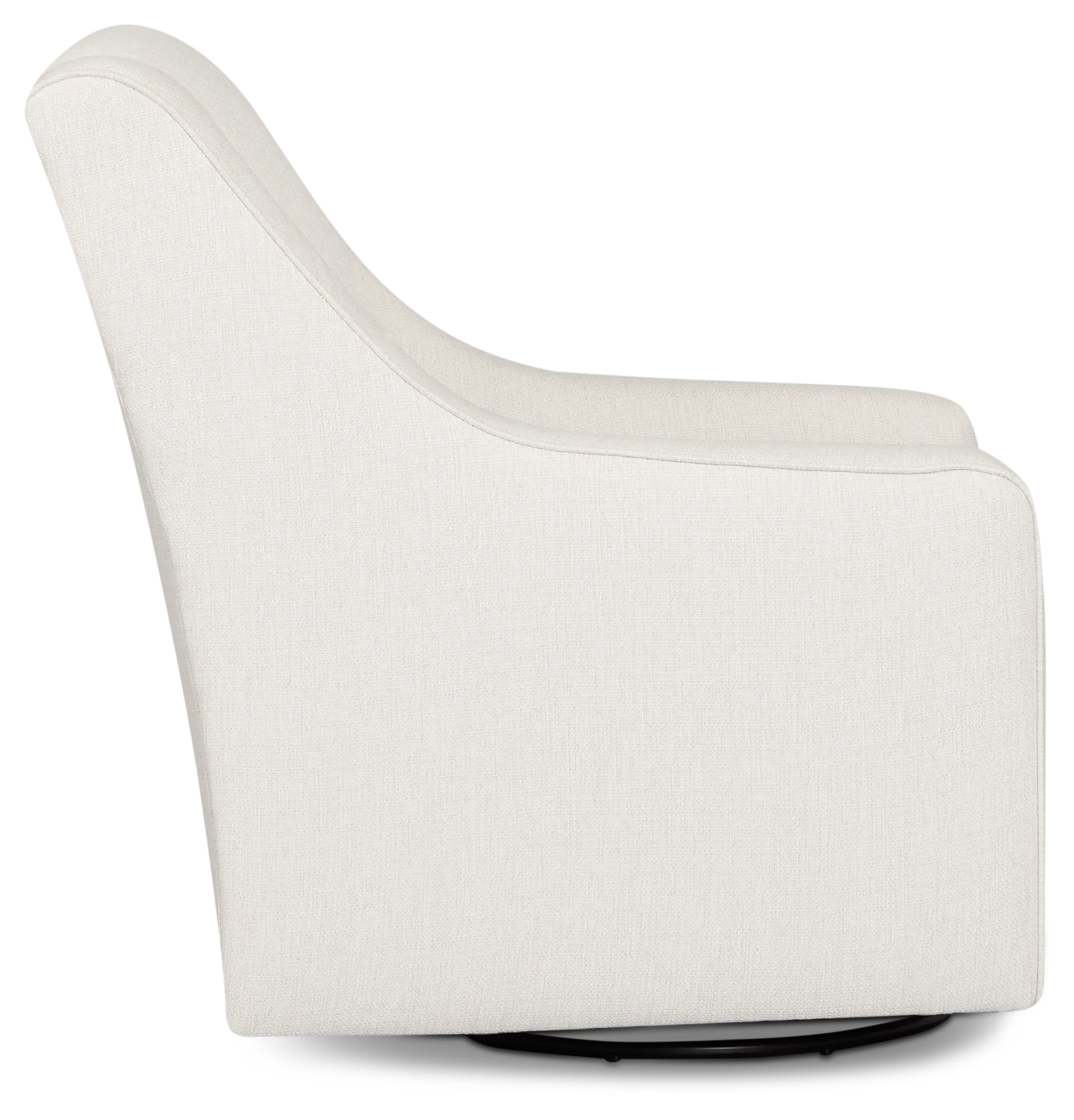 Sinclair Light Beige Fabric Swivel Chair