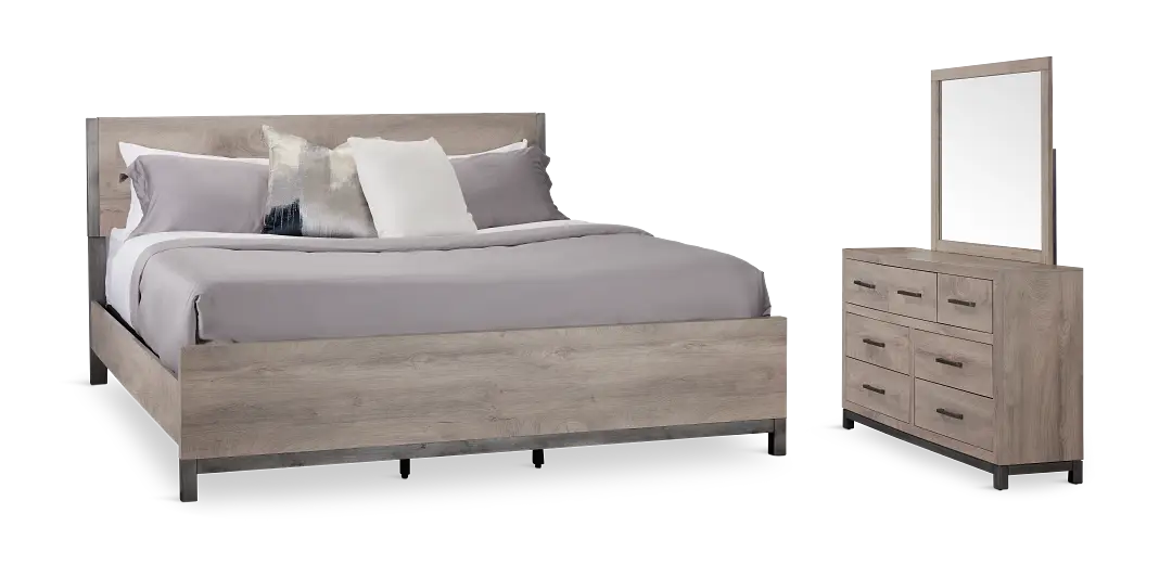 Evanston Gray Panel Bedroom Evanston Gray Panel Bedroom