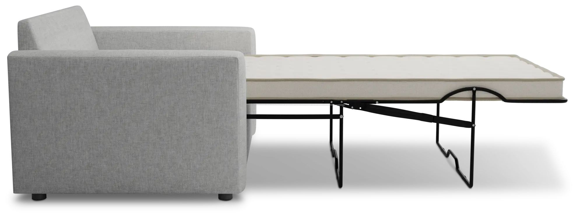 Siesta Delray Light Gray Fabric Innerspring Sleeper Siesta Delray Light Gray Fabric Innerspring Sleeper