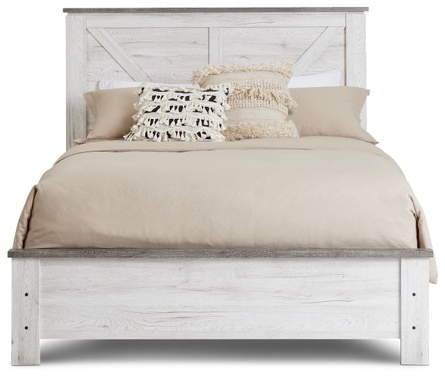 Blueridge Two-tone Panel Bed