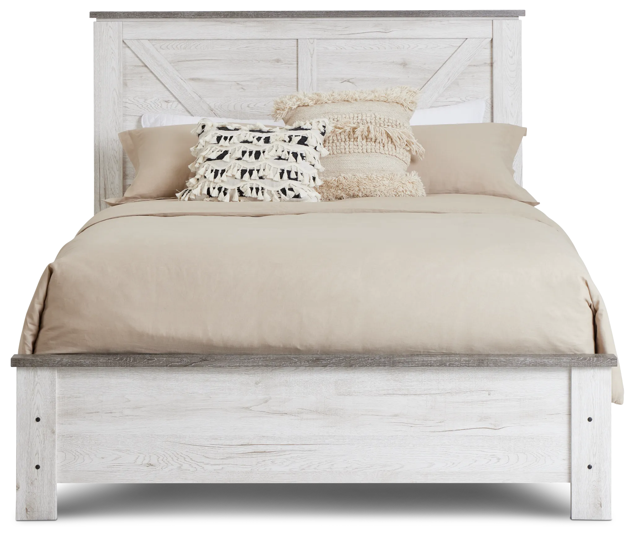 Blueridge Two-tone Panel Bed