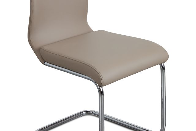 Lennox Taupe Upholstered Side Chair