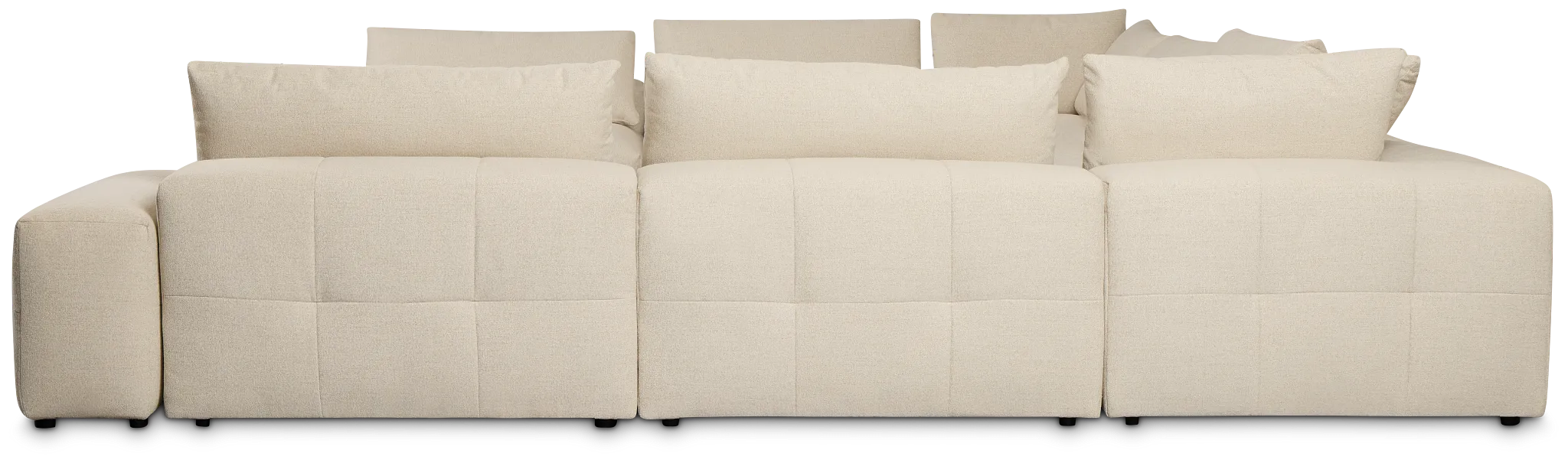 Remi Light Beige Fabric 10-piece Modular Sectional