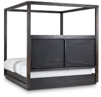 Madden Gray Uph Canopy Bed