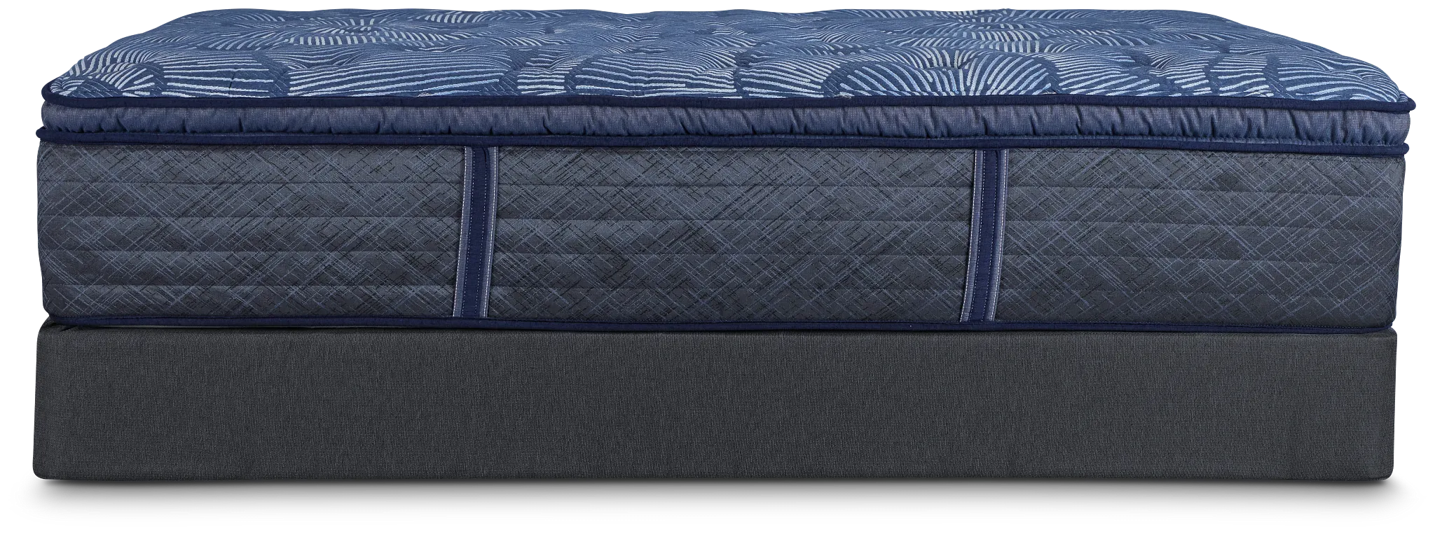 Serta Perfect Sleeper Cobalt Calm Plush Mattress Set