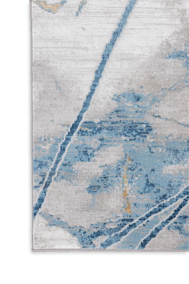 Irene Blue 5x8 Area Rug