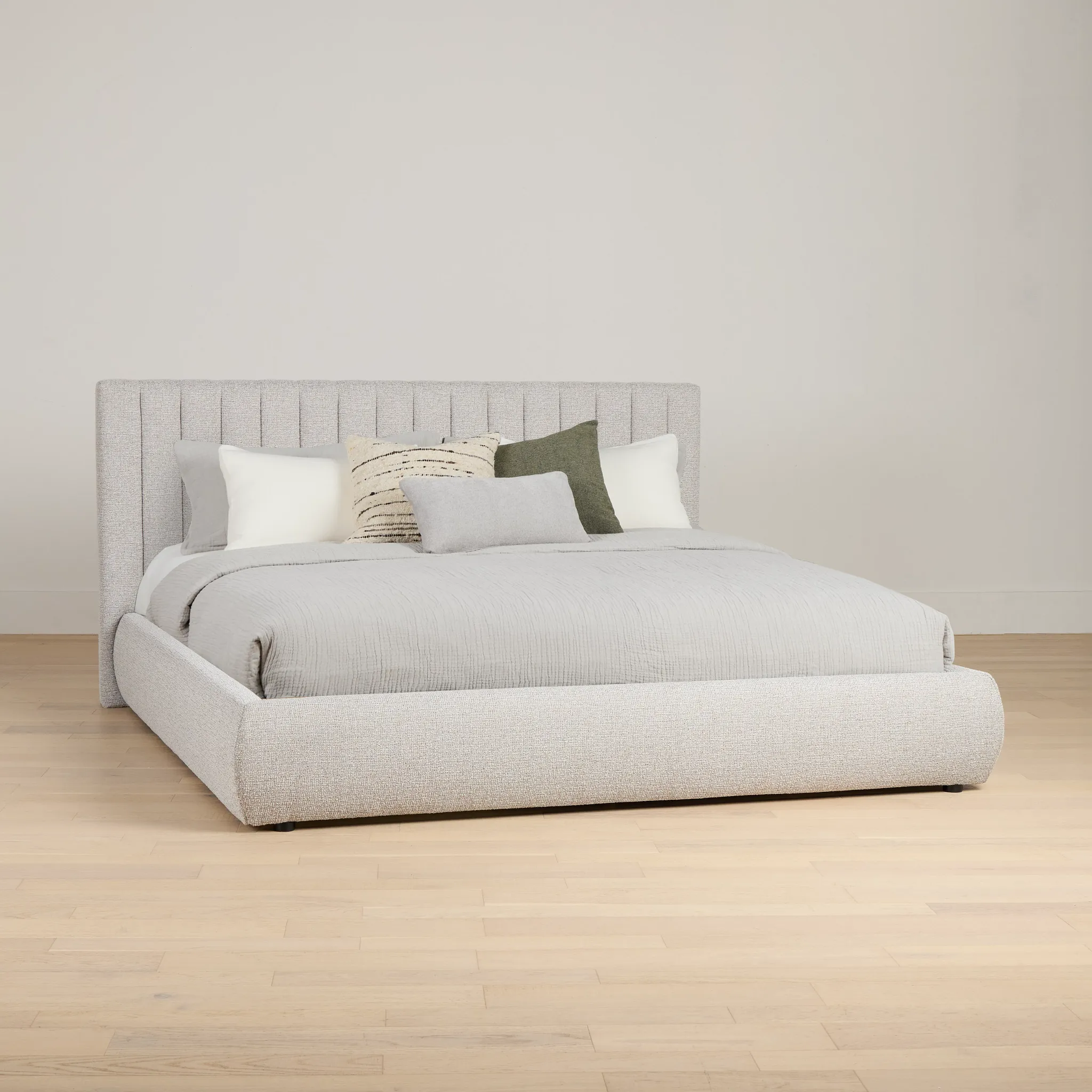 Nomad Gray Uph Platform Bed