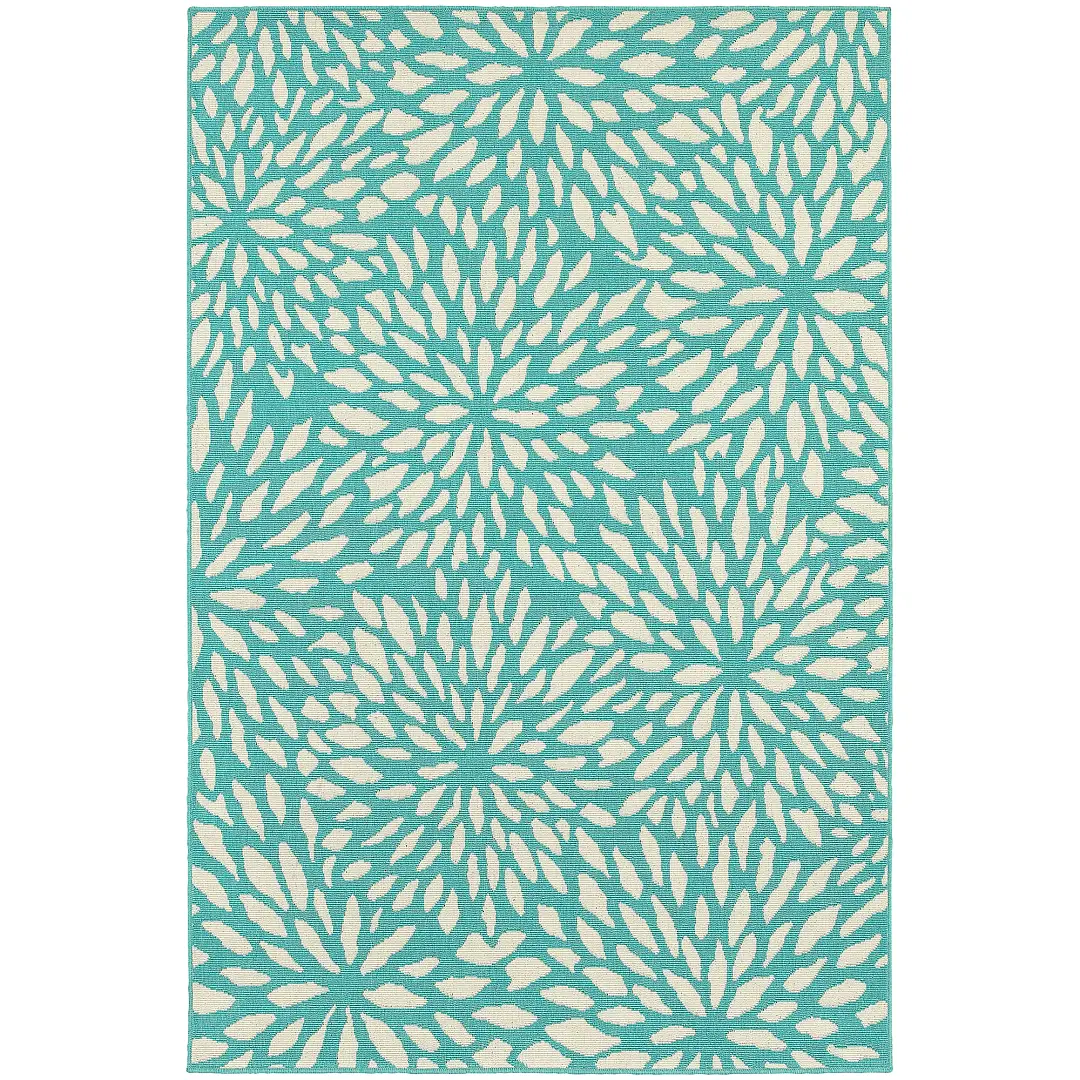 Mirium Teal Indoor/outdoor 2x3 Area Rug Mirium Teal Indoor/outdoor 2x3 Area Rug