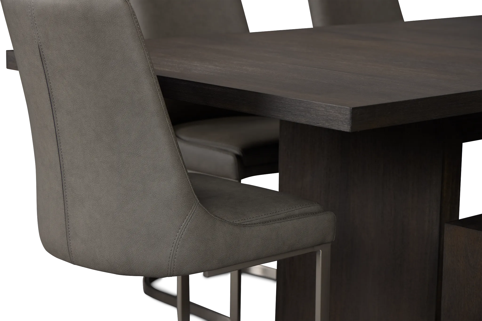 Madden Dark Tone Table, 4 Chairs & Bench