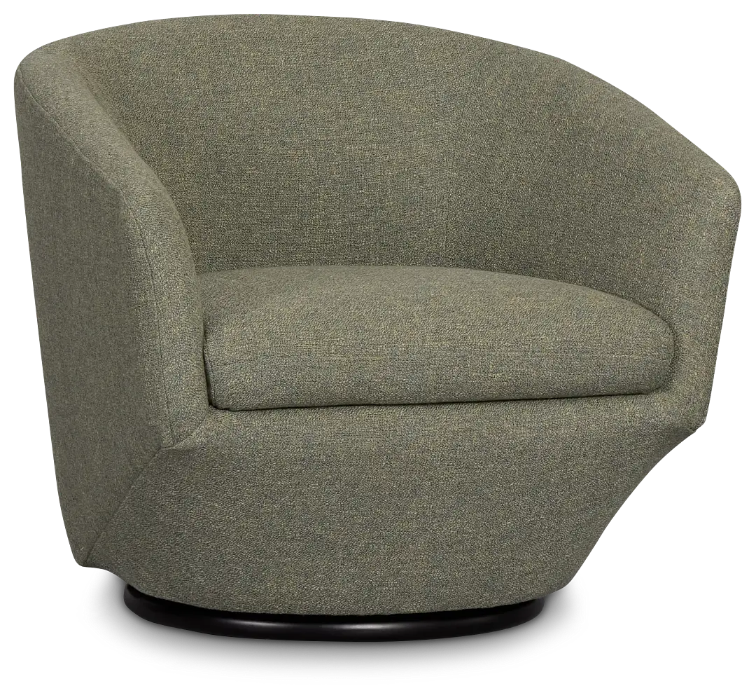 Baylor Green Fabric Swivel Chair Baylor Green Fabric Swivel Chair