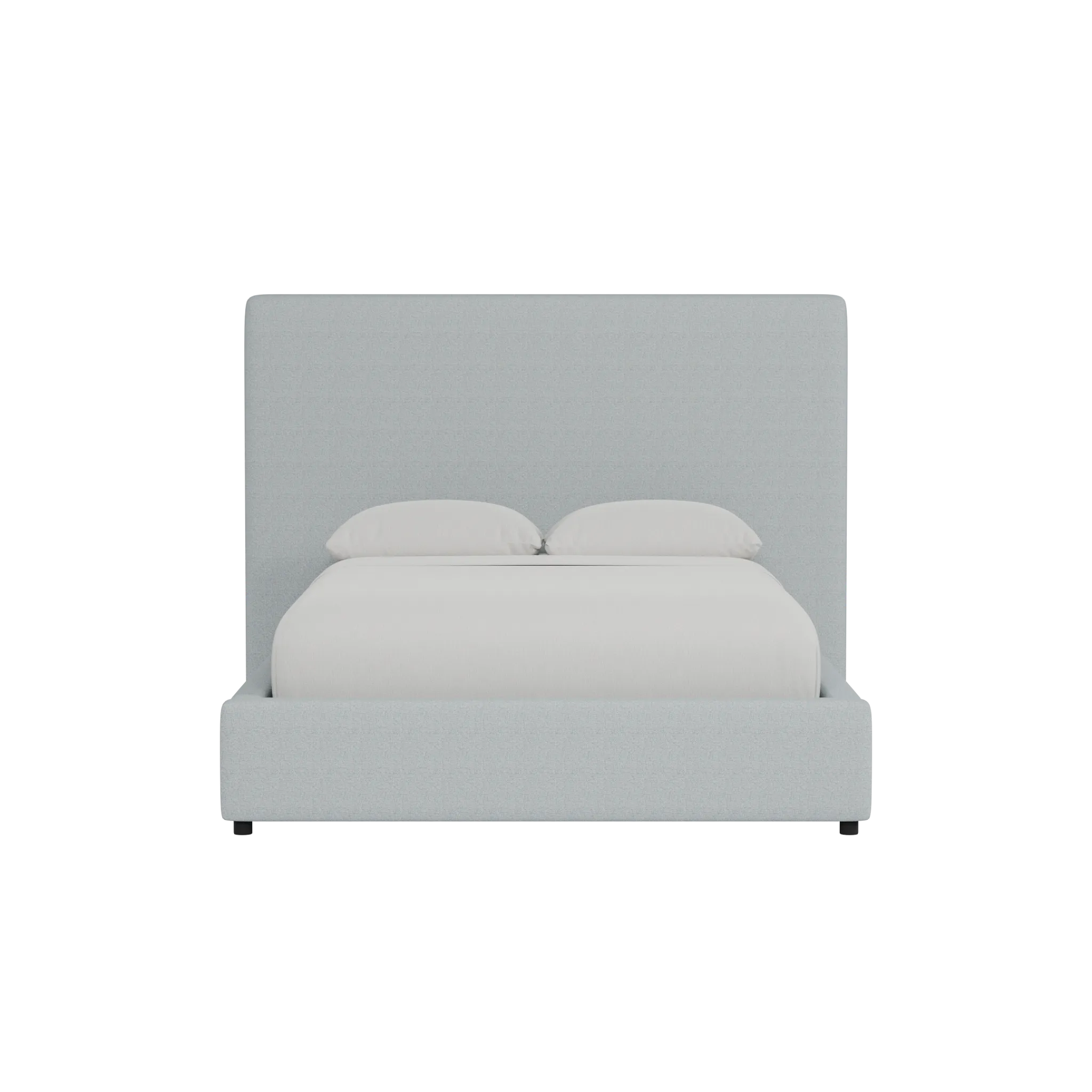 Grayton Natural Beauty Light Blue 54" Upholstered Platform Bed